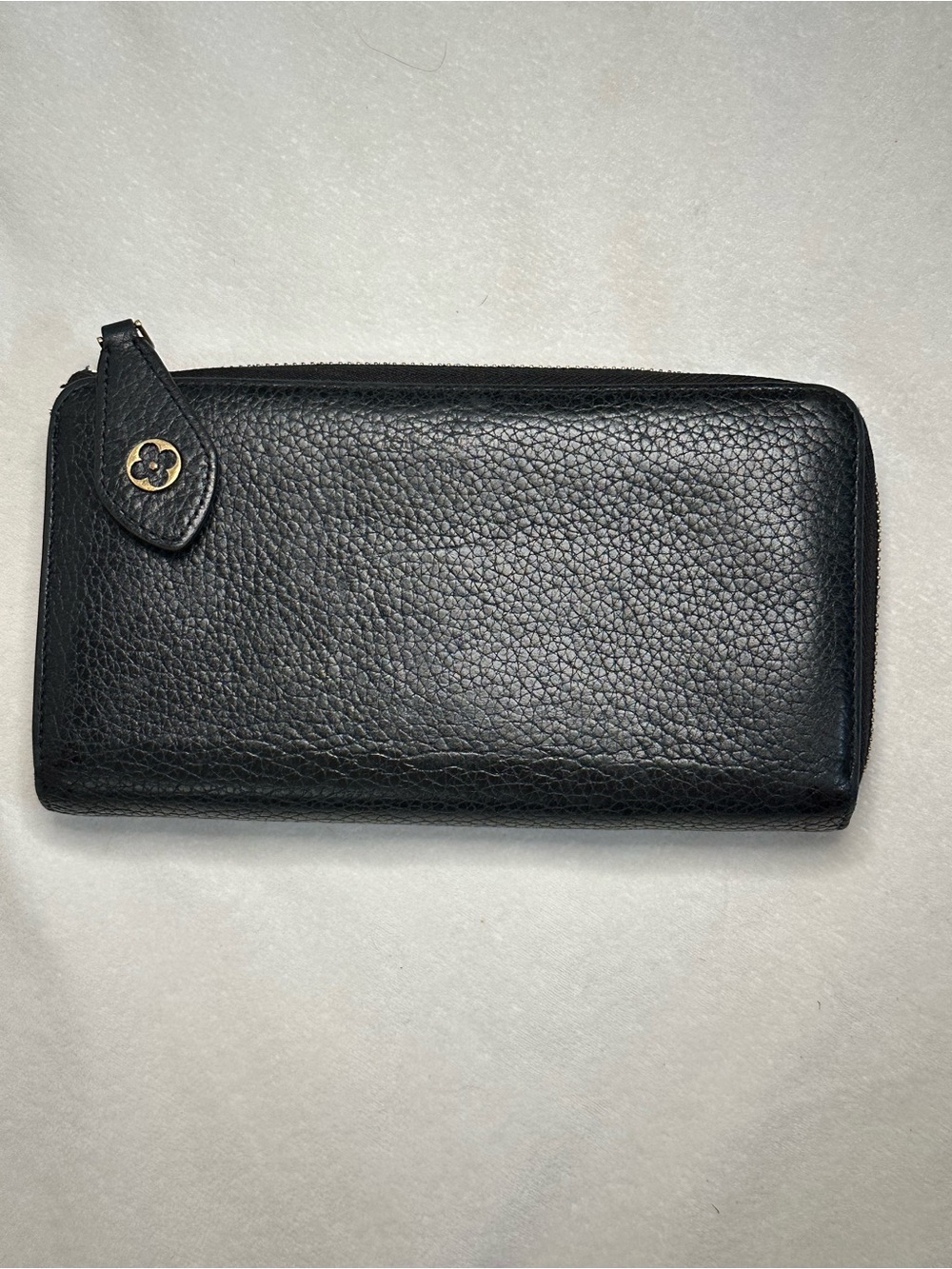 Louis Vuitton Black Leather Portefeuille Taurillion Comete Long Wallet w/ Pink - Picture 5 of 16